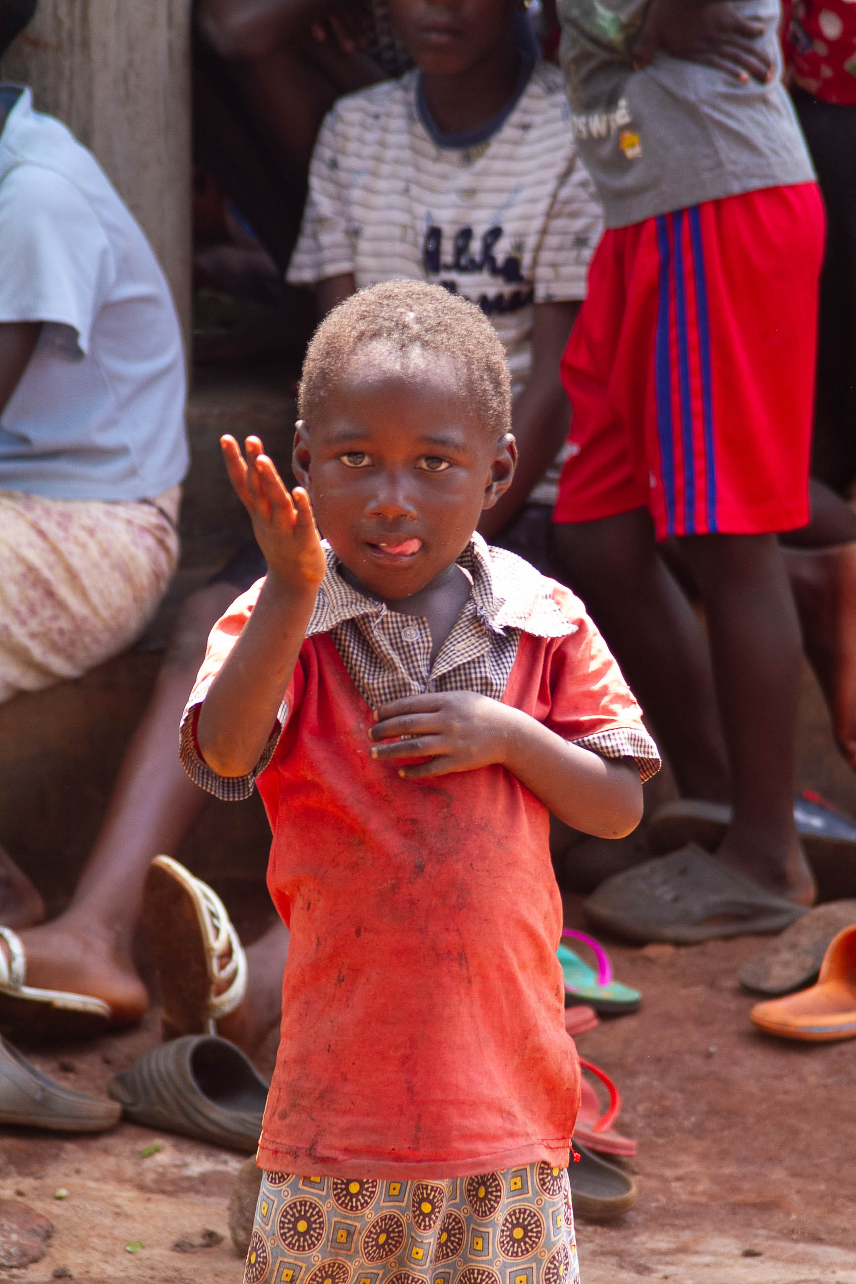 Child learning in a special-needs classroom
